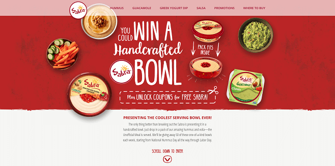 Sabra 100 Days of Summer Sweepstakes