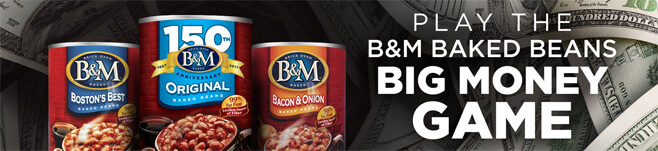 B&M Baked Beans Big Money Game
