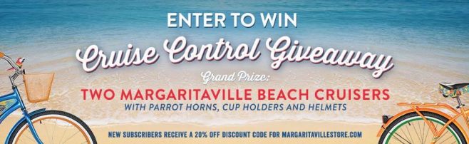 Margaritaville Cruise Control Giveaway