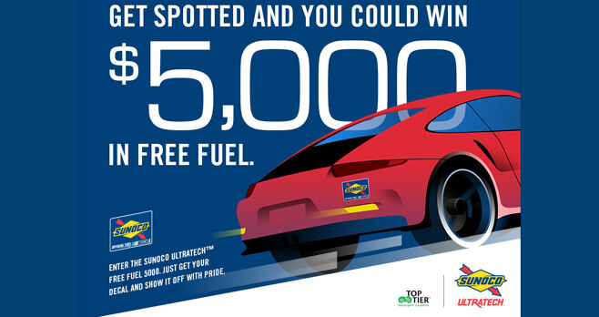 Sunoco Free Fuel 5000 Sweepstakes 2017
