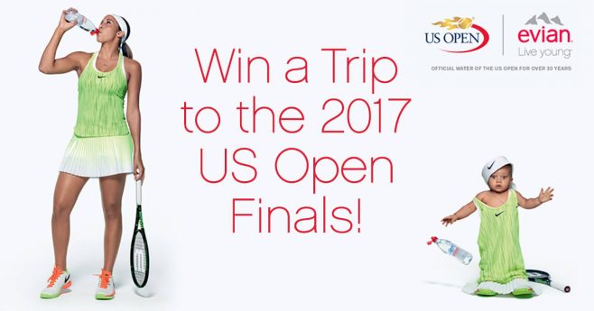 evian US Open Sweepstakes