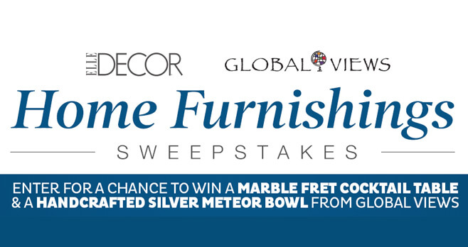 ELLE Decor Global Views Sweepstakes