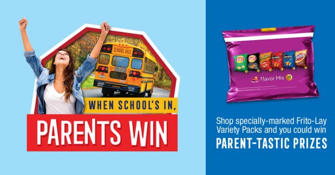 Frito-Lay Variety Packs Celebrate Back to School Sweepstakes
