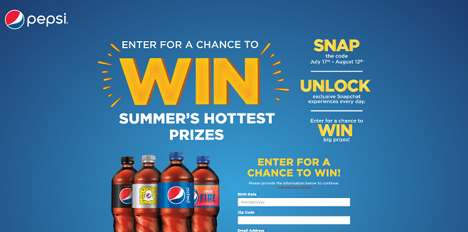 Pepsi Fire Get It While It’s Hot Sweepstakes