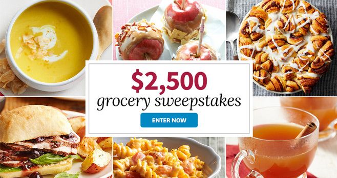 BHG $2,500 Grocery Sweepstakes 2017