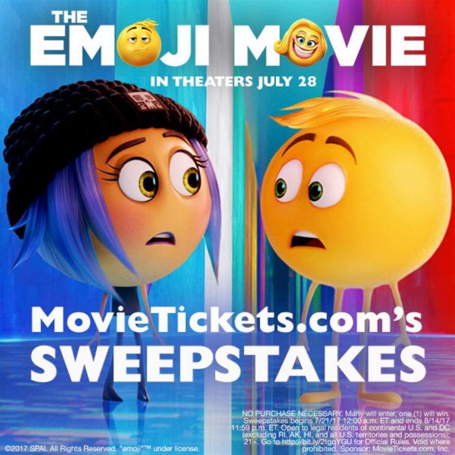 MovieTickets The Emoji Movie Sweepstakes