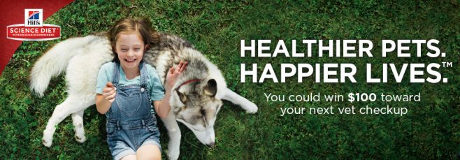 Hill's Healthier Pets. Happier Lives. Sweepstakes