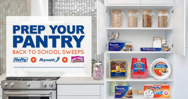 Reynolds Prep Your Pantry Back to School Sweeps