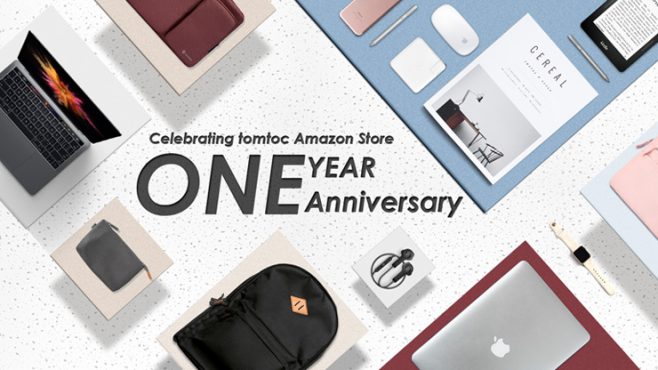 Tomtoc Amazon Store One Year Anniversary Giveaway