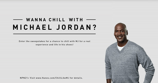 Hanes Chill Like Michael Jordan Sweepstakes