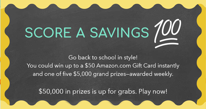 RetailMeNot Score A Savings 100 Sweepstakes