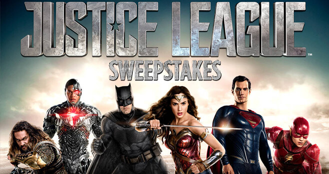 Spirit Halloween Justice League Sweepstakes