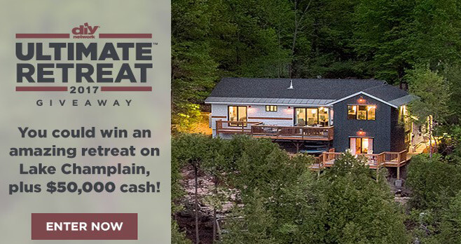 DIY Network Ultimate Retreat 2017 Sweepstakes