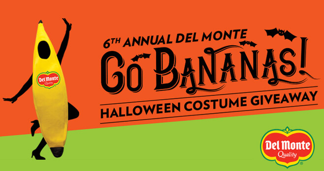 Del Monte Banana Halloween Costume Giveaway