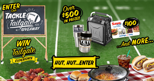 Save-A-Lot Tackle The Tailgate Giveaway