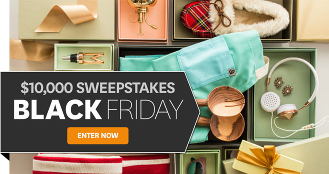 BHG $10,000 Black Friday Sweepstakes 2017