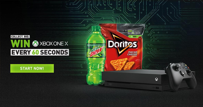 Mtn Dew Doritos Every 60 Seconds Sweepstakes 2017