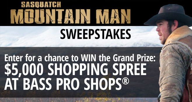 Bass Pro Shops Mountain Man Sweepstakes 2017