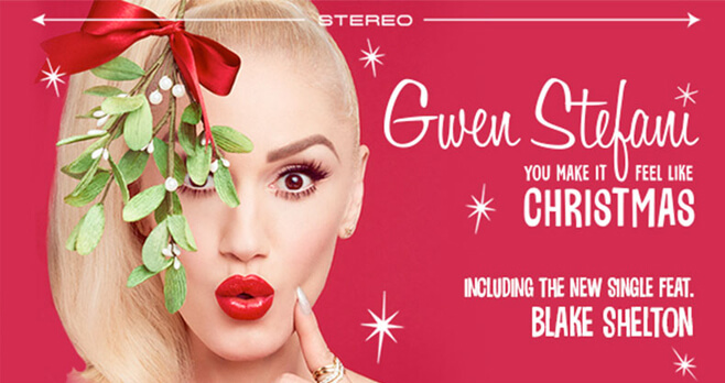 Gwen Stefani You Make It Feel Like Christmas Sweepstakes (GwenChristmasSweeps.com)