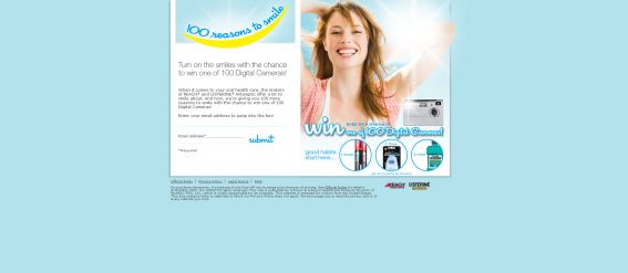 100 Reasons to Smile Sweepstakes 100 Reasons to Smile Sweepstakes