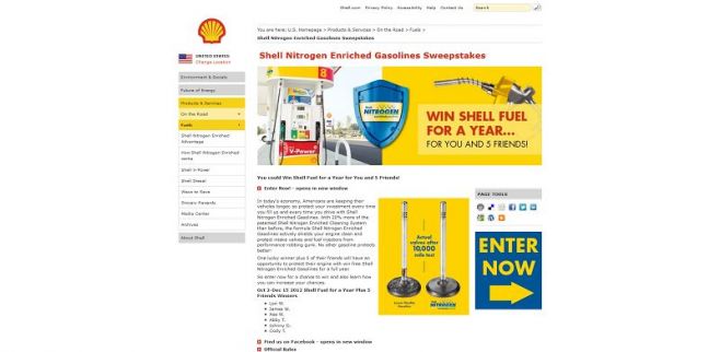 www.shell.us/fuelpromo – Shell Fuel For a Year Promotion www.shell.us/fuelpromo – Shell Fuel For a Year Promotion