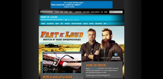fastnloudsweeps.com – Fast N’ Loud Watch N’ Ride Sweepstakes fastnloudsweeps.com – Fast N’ Loud Watch N’ Ride Sweepstakes