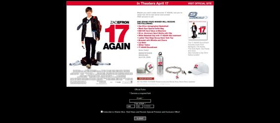 17 Again Sweepstakes