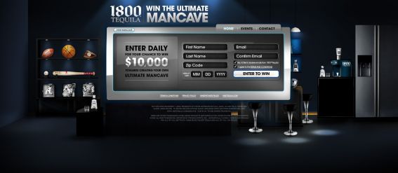 1800 Tequila Man Cave Sweepstakes 1800 Tequila Man Cave Sweepstakes