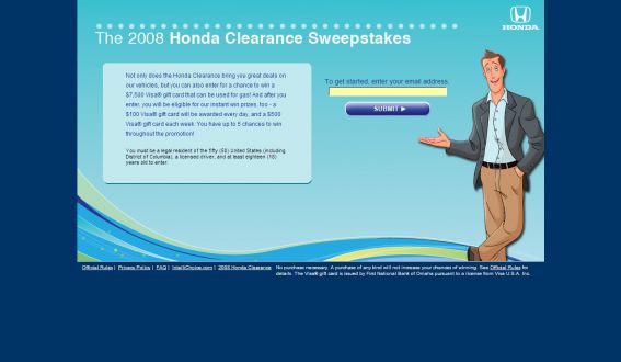 2008 Honda Clearance