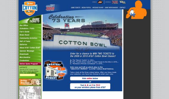 AT&T Cotton Bowl Classic Sweepstakes