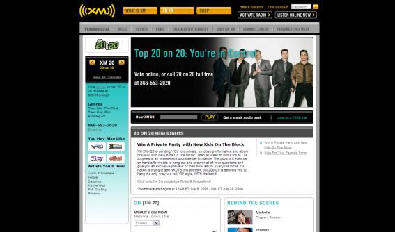 20on20 New Kids on the Block Sweepstakes