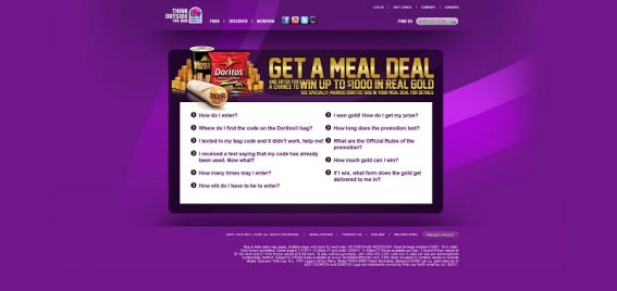 Taco Bell Gold Hunter Instant-Win Game Taco Bell Gold Hunter Instant-Win Game