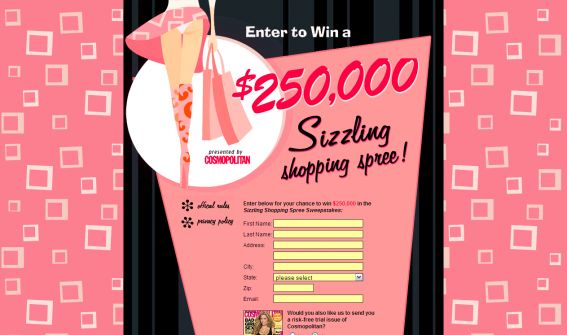 Sizzling Shopping Spree Sweepstakes