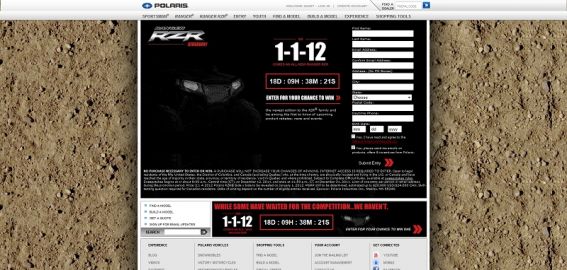 Win the Newest Edition to the Polaris RZR Family Sweepstakes