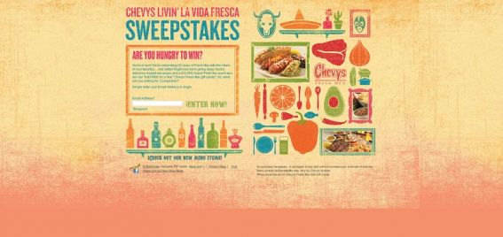 Chevys Livin’ La Vida Fresca Promotion Chevys Livin’ La Vida Fresca Promotion