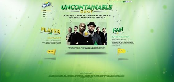 Sprite Uncontainable Player Video Contest