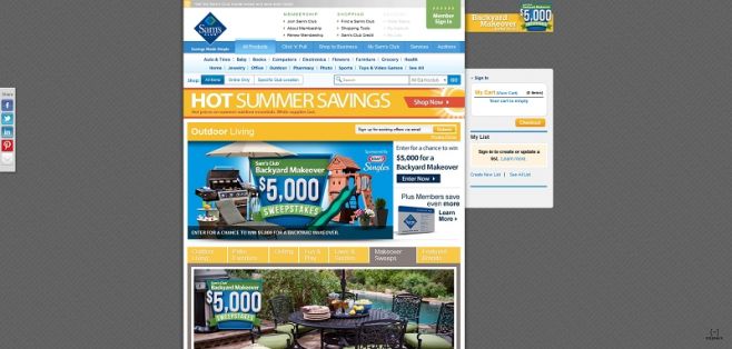 Sam’s Club $5,000 Backyard Makeover Sweepstakes Sam’s Club $5,000 Backyard Makeover Sweepstakes