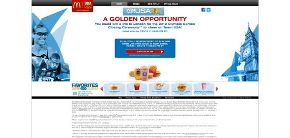 usawinsgold.com – McDonald's 2012 USA Wins Game at McDonald's