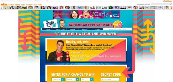 nick.com/figureitout – Figure It Out Watch and Win Sweepstakes