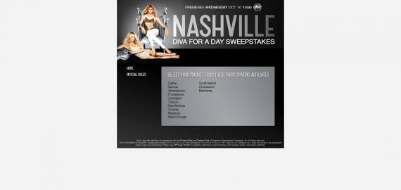 nashvilledivaforaday.com – Nashville Diva for a Day Sweepstakes