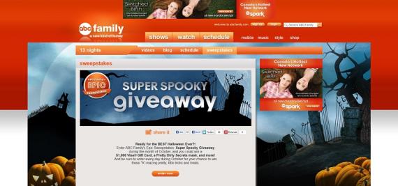 ABC Family Epic Monthly Sweepstakes