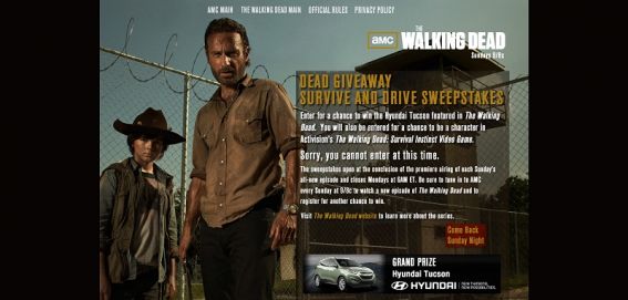 amcdead.com – AMC’s The Walking Dead Watch To Win Sweepstakes amcdead.com – AMC’s The Walking Dead Watch To Win Sweepstakes