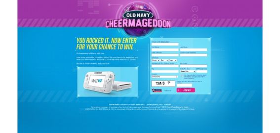 oldnavy.com/wiiugiveaway – Old Navy’s Wii U Giveaway