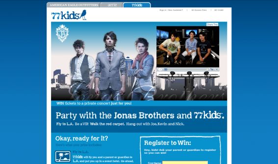 77Kids Jonas Brothers Sweepstakes 77Kids Jonas Brothers Sweepstakes
