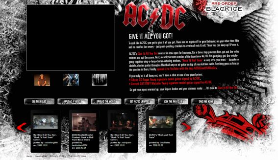 AC/DC Give It All You Got Contest