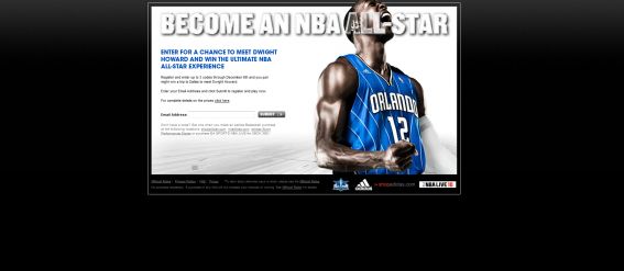adidas Become an NBA All-Star Instant Win Game