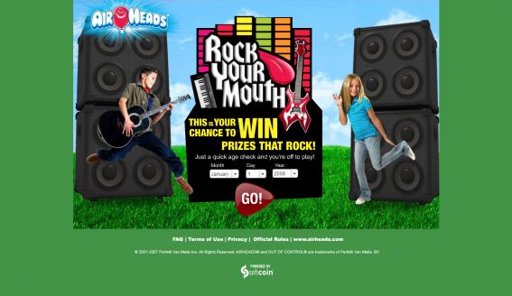 Airheads Rock Your Mouth Promotion