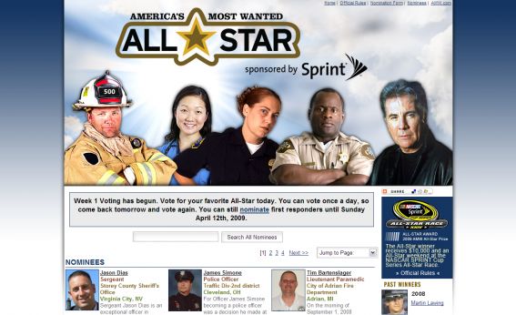 America’s Most Wanted All-Star Award