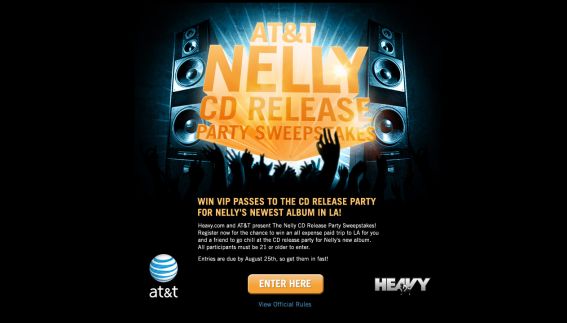 AT&T Nelly CD Release Event Sweepstakes