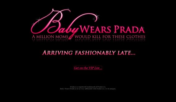 Baby Wears Prada – A million moms would kill for these clothes Baby Wears Prada – A million moms would kill for these clothes